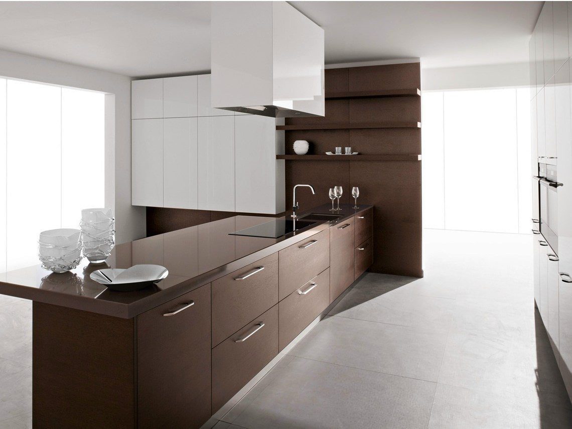 White and Brown Cabinets for Kitchen 8